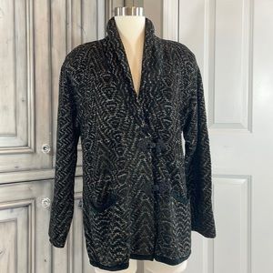 Like New Zoology Sweater Jacket. Gorgeous artistry and design!  Neutral tones.